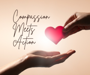Hands holds heart coming together, symbolizing the union of compassion and action in child advocacy.
